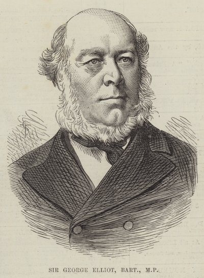 Sir George Elliot, Baronet, MP by English School